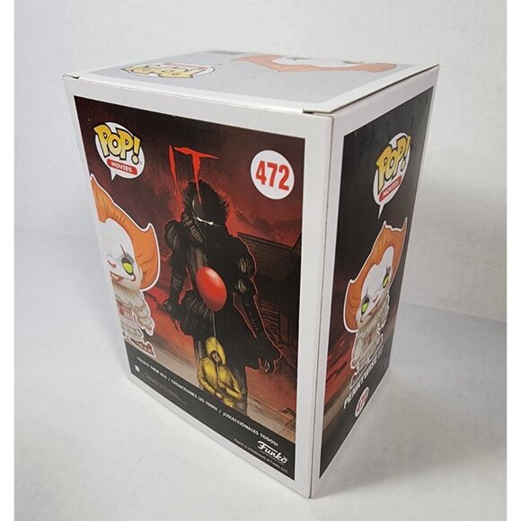 Funko Pop Horror It Lot 472 474 475 Balloon Boat Wig Pennywise Stephen King - Picture 6 of 10